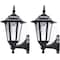Maxsa Innovations Black Outdoor Wall Sconce, 15 x 9 x 7, Motion Activated LED, PR 44719- 2 pack - alternate 4